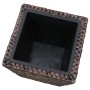 Conjunto de arriates 3 piezas jacinto de agua marrón de vidaXL, Maceteros y jardineras - Ref: Foro24-45572, Precio: 63,83 €, ...