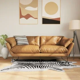 Waschbarer, rutschfester Zebrateppich schwarz und weiß 120x170 cm von , Teppiche - Ref: Foro24-136623, Preis: 57,44 €, Rabatt: %