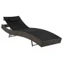 Liege mit braunem PE-Rattankissen von vidaXL, Liegen - Ref: Foro24-44716, Preis: 90,97 €, Rabatt: %