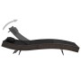 Tumbona con cojín ratán PE marrón de vidaXL, Tumbonas - Ref: Foro24-44716, Precio: 115,18 €, Descuento: %