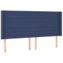 Box spring bed mattress and LED lights blue fabric 200x200 cm by , Beds and slatted bases - Ref: Foro24-3138987, Price: 668,5...