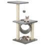 Rascador para gatos con poste rascador de sisal 65 cm gris de vidaXL, Mobiliario para gatos - Ref: Foro24-170546, Precio: 40,...