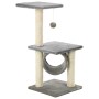 Rascador para gatos con poste rascador de sisal 65 cm gris de vidaXL, Mobiliario para gatos - Ref: Foro24-170546, Precio: 40,...