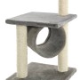 Rascador para gatos con poste rascador de sisal 65 cm gris de vidaXL, Mobiliario para gatos - Ref: Foro24-170546, Precio: 40,...
