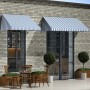 Toldo para bar 400x120 cm azul y blanco de vidaXL, Toldos - Ref: Foro24-143725, Precio: 188,25 €, Descuento: %