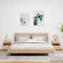 Mesitas de noche con luces LED 2 uds roble Sonoma 40x39x48,5 cm de , Mesitas de noche - Ref: Foro24-836789, Precio: 97,78 €, ...