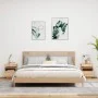 Mesitas de noche con luces LED 2 uds roble Sonoma 40x39x48,5 cm de , Mesitas de noche - Ref: Foro24-836789, Precio: 94,74 €, ...