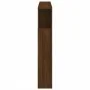 Cabecero LED madera ingeniería marrón roble 140x18,5x103,5 cm de , Cabeceros y pies de cama - Ref: Foro24-837350, Precio: 82,...