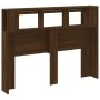 Cabecero LED madera ingeniería marrón roble 140x18,5x103,5 cm de , Cabeceros y pies de cama - Ref: Foro24-837350, Precio: 82,...