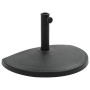 Base de sombrilla de semicírculo de poliresina negra 15 kg de vidaXL, Bases para sombrillas - Ref: Foro24-45199, Precio: 56,3...