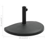 Base de sombrilla de semicírculo de poliresina negra 15 kg de vidaXL, Bases para sombrillas - Ref: Foro24-45199, Precio: 56,3...