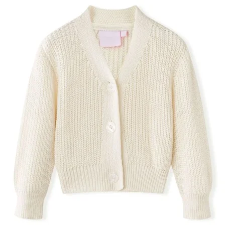 Cárdigan de punto infantil blanco nieve 92 de , Ropa de abrigo para niños - Ref: Foro24-14585, Precio: 13,42 €, Descuento: %