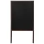Pizarra de pie de doble cara madera de cedro 60x80 cm de vidaXL, Pizarras - Ref: Foro24-246428, Precio: 57,37 €, Descuento: %