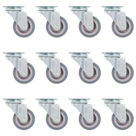 Ruedas giratorias 12 unidades 50 mm de vidaXL, Manipulación de materiales - Ref: Foro24-143434, Precio: 25,35 €, Descuento: %