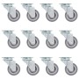 Ruedas giratorias 12 unidades 50 mm de vidaXL, Manipulación de materiales - Ref: Foro24-143434, Precio: 25,35 €, Descuento: %