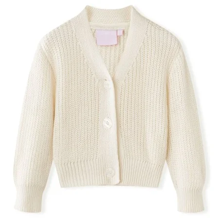 Cárdigan de punto infantil blanco nieve 116 de , Ropa de abrigo para niños - Ref: Foro24-14587, Precio: 13,42 €, Descuento: %