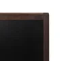 Pizarra de pie de doble cara madera de cedro 60x80 cm de vidaXL, Pizarras - Ref: Foro24-246428, Precio: 57,37 €, Descuento: %