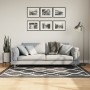 Alfombra lavable antideslizante negro y blanco 120x180 cm de , Alfombras - Ref: Foro24-136605, Precio: 42,16 €, Descuento: %