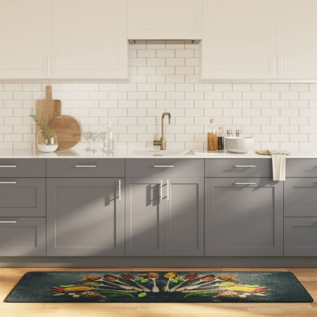 Alfombra de cocina lavable antideslizante multicolor 60x180 cm de , Alfombras - Ref: Foro24-136626, Precio: 26,40 €, Descuent...