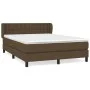 Boxspringbett mit dunkelbrauner Stoffmatratze 140x190 cm von , Betten und Lattenroste - Ref: Foro24-3126560, Preis: 440,60 €,...