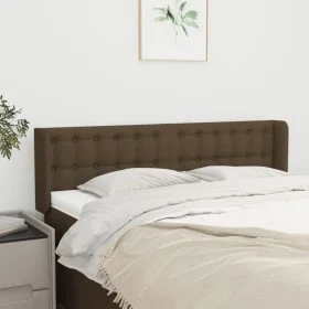 Kopfteil aus dunkelgrauem Stoff, 147 x 16 x 78/88 cm von , Kopf- und Fußteile - Ref: Foro24-3119203, Preis: 64,35 €, Rabatt: %
