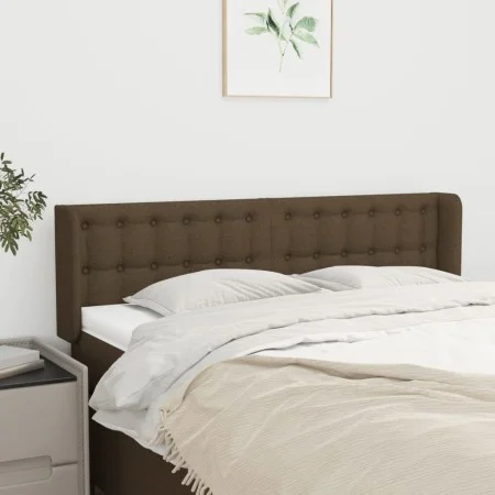 Kopfteil aus dunkelgrauem Stoff, 147 x 16 x 78/88 cm von , Kopf- und Fußteile - Ref: Foro24-3119203, Preis: 64,35 €, Rabatt: %