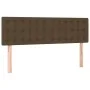Box spring bed with dark brown fabric mattress 140x200 cm by , Beds and slatted bases - Ref: Foro24-3127128, Price: 429,11 €,...
