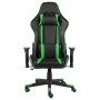 Silla gaming giratoria PVC verde en Sillas gaming | Comprar online en Foru.es