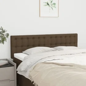 Cabeceros 2 unidades tela marrón oscuro 72x5x78/88 cm de , Cabeceros y pies de cama - Ref: Foro24-346459, Precio: 55,30 €, De...
