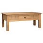 Mesa de centro madera maciza de pino estilo Panamá 100x60x45 cm de , Mesas de centro - Ref: Foro24-282682, Precio: 122,22 €, ...
