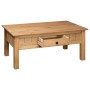 Mesa de centro madera maciza de pino estilo Panamá 100x60x45 cm de , Mesas de centro - Ref: Foro24-282682, Precio: 122,22 €, ...