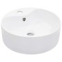 Lavabo con rebosadero 36x13 cm cerámica blanco de vidaXL, Lavabos - Ref: Foro24-143911, Precio: 64,38 €, Descuento: %