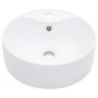 Lavabo con rebosadero 36x13 cm cerámica blanco de vidaXL, Lavabos - Ref: Foro24-143911, Precio: 64,38 €, Descuento: %