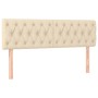 Cabeceros 2 unidades tela color crema 72x7x78/88 cm de , Cabeceros y pies de cama - Ref: Foro24-346345, Precio: 78,99 €, Desc...