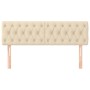 Cabeceros 2 unidades tela color crema 72x7x78/88 cm de , Cabeceros y pies de cama - Ref: Foro24-346345, Precio: 78,99 €, Desc...