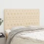 Cabeceros 4 unidades tela color crema 72x7x78/88 cm de , Cabeceros y pies de cama - Ref: Foro24-3116671, Precio: 146,94 €, De...