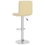 Taburete de cocina de cuero sintético color crema de , Taburetes de cocina - Ref: Foro24-334223, Precio: 78,38 €, Descuento: %