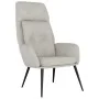 Sillón de relax de piel de ante sintética gris claro de , Sillones - Ref: Foro24-341281, Precio: 94,88 €, Descuento: %
