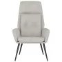 Sillón de relax de piel de ante sintética gris claro de , Sillones - Ref: Foro24-341281, Precio: 94,88 €, Descuento: %