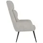 Sillón de relax de piel de ante sintética gris claro de , Sillones - Ref: Foro24-341281, Precio: 94,88 €, Descuento: %