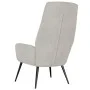 Sillón de relax de piel de ante sintética gris claro de , Sillones - Ref: Foro24-341281, Precio: 94,88 €, Descuento: %