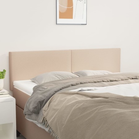 Cabeceros 2 unidades cuero sintético capuchino 72x5x78/88 cm de , Cabeceros y pies de cama - Ref: Foro24-345797, Precio: 51,4...