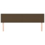 Cabeceros 2 unidades de tela marrón oscuro 80x5x78/88 cm de , Cabeceros y pies de cama - Ref: Foro24-345807, Precio: 60,67 €,...