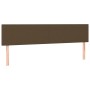 Cabeceros 2 unidades de tela marrón oscuro 100x5x78/88 cm de , Cabeceros y pies de cama - Ref: Foro24-345847, Precio: 60,12 €...