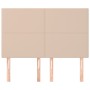 Cabeceros 4 unidades cuero sintético capuchino 72x5x78/88 cm de , Cabeceros y pies de cama - Ref: Foro24-3116147, Precio: 94,...