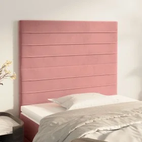 Kopfteile 2 Einheiten aus rosa Samt 80x5x78/88 cm von , Kopf- und Fußteile - Ref: Foro24-3116507, Preis: 52,47 €, Rabatt: %