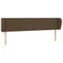 Dark gray fabric headboard 203x23x78/88 cm by , Headboards and footboards - Ref: Foro24-3116889, Price: 70,39 €, Discount: %