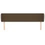 Dark gray fabric headboard 203x23x78/88 cm by , Headboards and footboards - Ref: Foro24-3116889, Price: 70,39 €, Discount: %