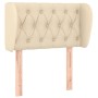Cabecero de tela color crema 83x23x78/88 cm de , Cabeceros y pies de cama - Ref: Foro24-3117459, Precio: 59,40 €, Descuento: %