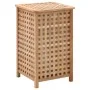 Cesto para ropa sucia madera maciza de nogal 39x39x65 cm de vidaXL, Cestas para ropa - Ref: Foro24-247603, Precio: 95,40 €, D...